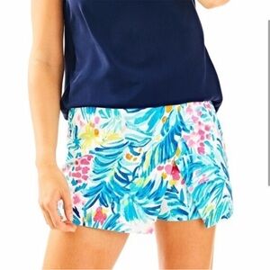 Lilly Pulitzer Marii Skort with Serene Blue Tippy Top Print